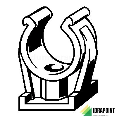 CLIPS PLASTICA FISSATUBO Ø 18 MM