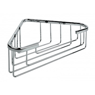 PORTA OGGETTI ANGOLARE VASCA/DOCCIA CROMO - SERIE BASIC