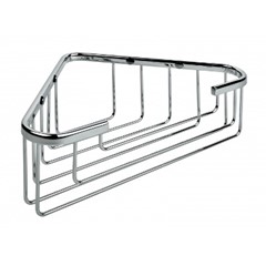 PORTA OGGETTI ANGOLARE VASCA/DOCCIA CROMO - SERIE BASIC