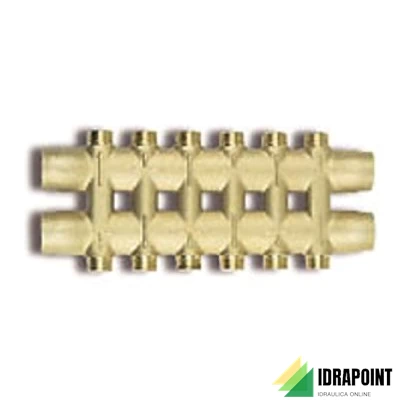 COLLETTORE COMPLANARE OTTONE - Ø 3/4