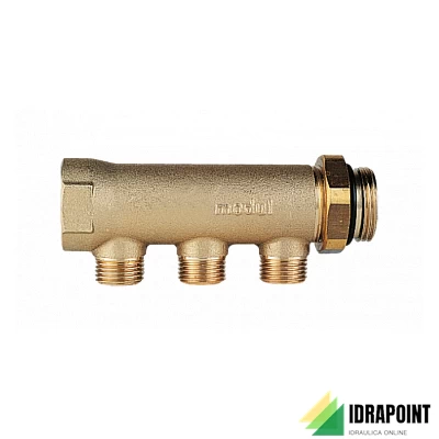 COLLETTORE SINGOLO COMPONENTE OTTONE Ø 1.1/4