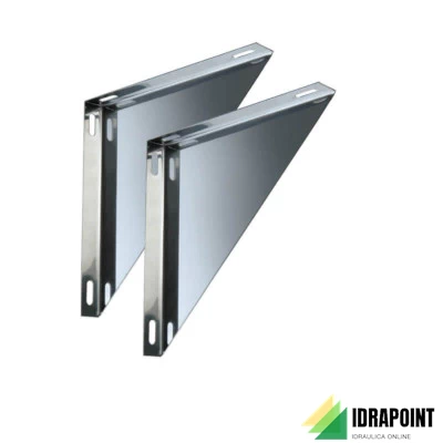 COPPIA SPALLE SUPPORTO A MURO AN PLUS Ø 130 MM