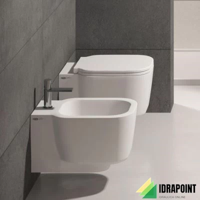 COPRIVASO TERMOINDURENTE SERIE CUBIKA BIANCO LUCIDO