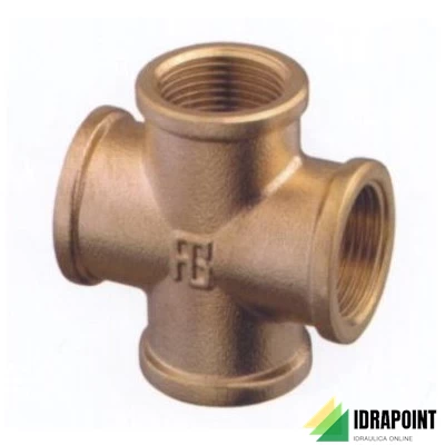 CROCE IN OTTONE GIALLO Ø 1/2