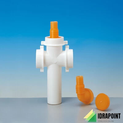 CROCE PER LAVASTOVIGLIE E LAVATRICE Ø 40 BIANCO