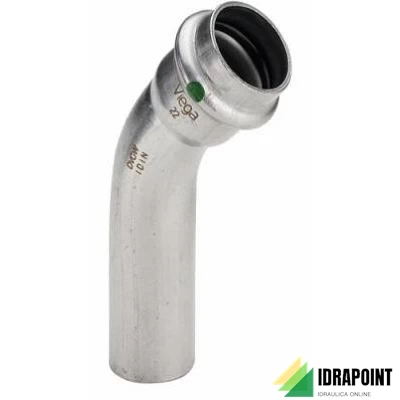 CURVA 45° MF 2326.1 INOX PRESSIONE X ACQUA Ø 42 MM