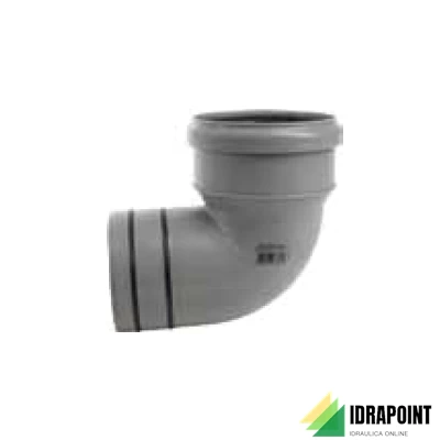 CURVA 87.5° PP Ø 110 MM MASCHIO X PVC Ø 100 MM FEMMINA