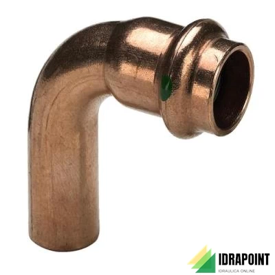 CURVA 90° 2416.1 IN RAME X ACQUA Ø 42 M/F