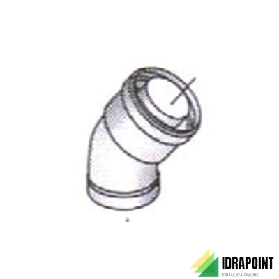 CURVA 90° Ø 60/100 M/F PER CONDENSAZIONE