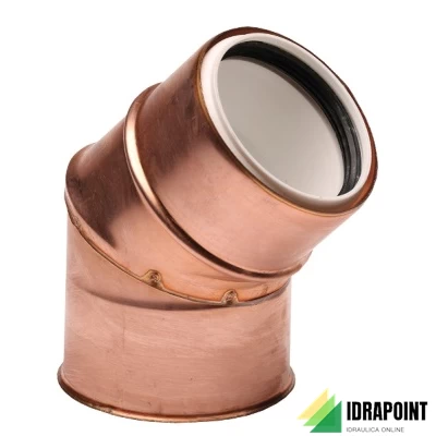 CURVA 90° ISOLATA PPS - RAME 80X100 MM