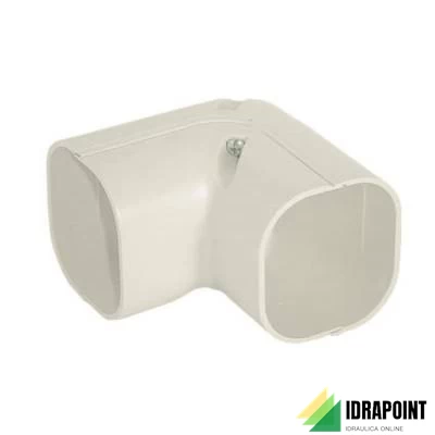 CURVA A 90° IN PVC EFFE LINE - 107X77 MM