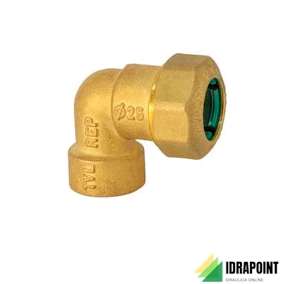 CURVA OTTONE FP X TUBO PE Ø 63X2''F