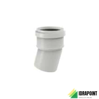 CURVA PP INNESTO 15° Ø 78 MM SILERE