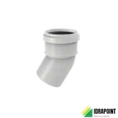 CURVA PP INNESTO 30° Ø 58 MM SILERE