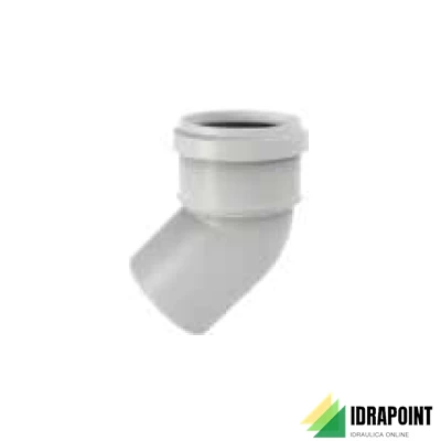 CURVA PP INNESTO 45° Ø 78 MM SILERE