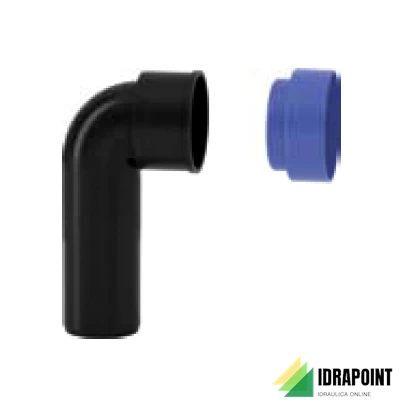 CURVA TECNICA CON TAPPO BLACKFIRE Ø 50/53,5 MM