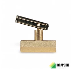 RUBINETTO INTERCETTAZIONE GASOLIO CON LEVA STRAPPO Ø 3/8