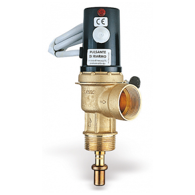 VALVOLA SCARICO TERMICO TERMOFLUX INAIL Ø 1.1/4