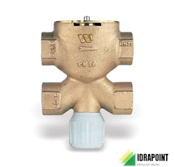 VALVOLA ZONA 3 VIE CON 4 ATTACCHI BRONZO Ø 3/4