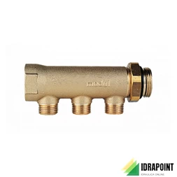 COLLETTORE SINGOLO COMPONENTE OTTONE Ø 1