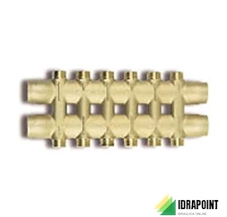 COLLETTORE COMPLANARE OTTONE - Ø 3/4