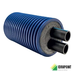 TUBI PREISOLATI MICROFLEX DUO Ø 50 MM PER ACQUA FREDDA