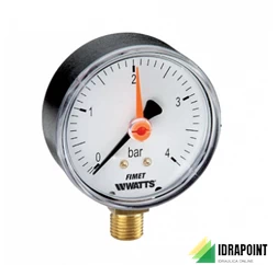 MANOMETRO ATTACCO RADIALE Ø 1/4