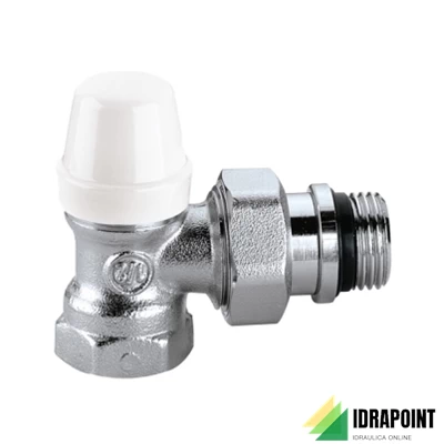 DETENTORE A SQUADRA CROMATO TUBO FERRO Ø 3/8