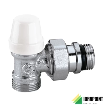 DETENTORE CROMATO A SQUADRA TUBO RAME Ø 1/2