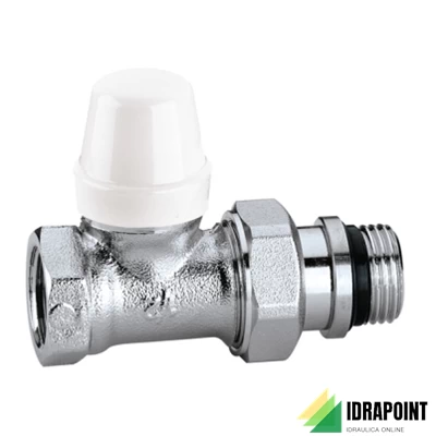 DETENTORE DIRITTO CROMATO TUBO FERRO Ø 3/4