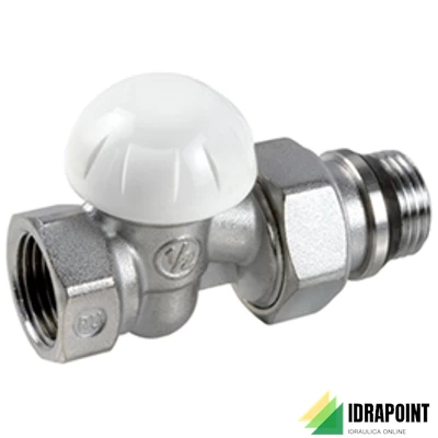 DETENTORE DRITTO CROMATO - ATTACCO FERRO - Ø 1