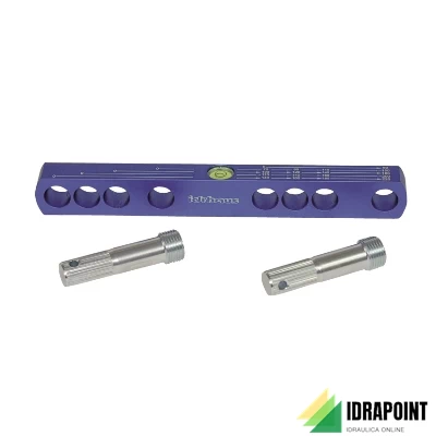 DIMA REGOLABILE PER TUBI SANITARI CON LIVELLA