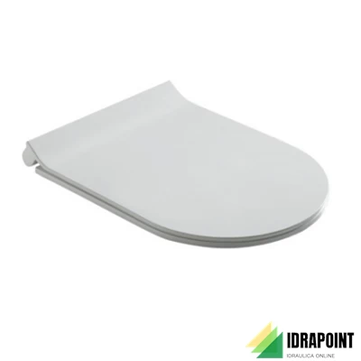 DREAM SEDILE RALLENTATO SLIM COPRIVASO 52 CM BIANCO MATT