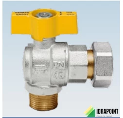 RUBINETTO A SFERA GAS SQUADRA Ø 1/2