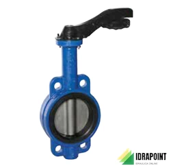 VALVOLA FARFALLA WAFER DN 32 - Ø 40 MM PN10/16 LUCCHETTABILE