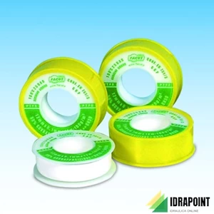 NASTRO PTFE H= 12 MM -S = 0,1 MM - 12 MT EN751/3 PER GAS