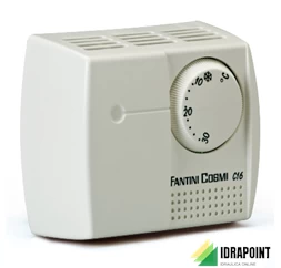 TERMOSTATO AMBIENTE ESTATE/INVERNO CON SPIA C16EHL