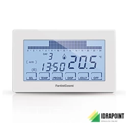 CRONOTERMOSTATO A BATTERIE TOUCH LCD ILLUMINATO CH180