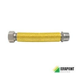 FLESSIBILE INOX GAS Ø 1/2X3/4M/F ESTENSIBILE 130/220 MM