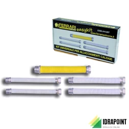 KIT FLESSIBILE IN ACCAIO INOX PER ALLACCIO CALDAIE