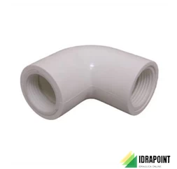 CURVA A 90° PER TUBO SCARICO CONDENSA IN PVC Ø 20 MM