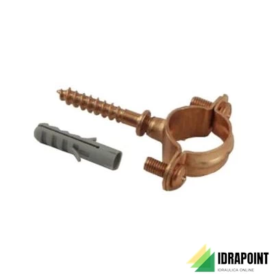 FERMATUBO LEGGERO PER TUBO IN RAME Ø 28/30 MM