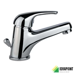 MISCELATORE LAVABO ALTURA CONTRACT CON SCARICO Ø 1.1/4