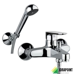 MISCELATORE VASCA ESTERNO CON DUPLEX KEVON E DOCCIA BETA