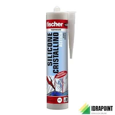 FISCHER SILICONE ACETICO TRASPARENTE CRISTALLINO