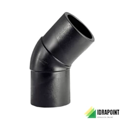 GOMITO A 45° Ø 63 MM PN16 PE100