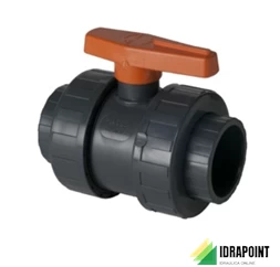 VALVOLA SFERA BI-STOP PVC FILETTATA Ø 1/2