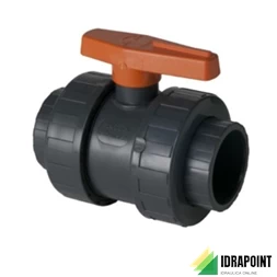 VALVOLA SFERA BI-STOP PVC FILETTATA Ø 1/2