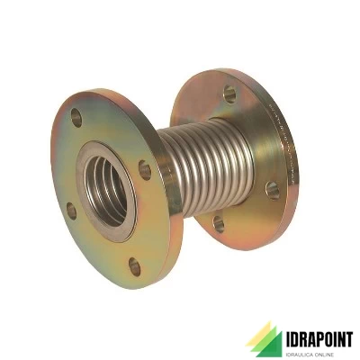 FLESSIBILE ANTIVIBRANTE INOX GAS FLANGIATO DN 100 MM