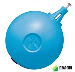 SFERA PLASTICA Ø 120 MM PER ASTA PIATTA